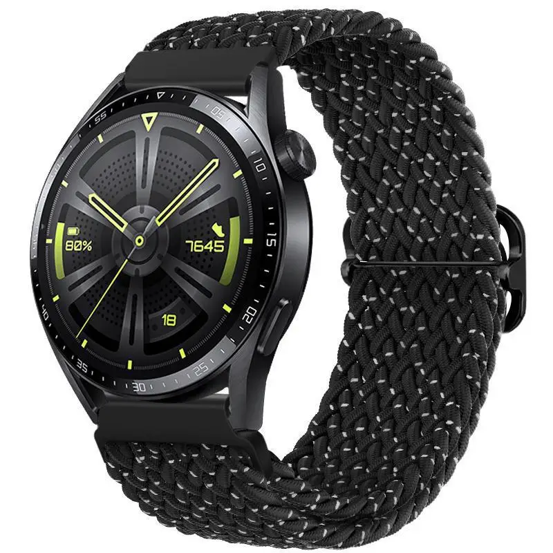 Adjustable Braided Nylon Watch Strap for Huawei Gt3 Watch