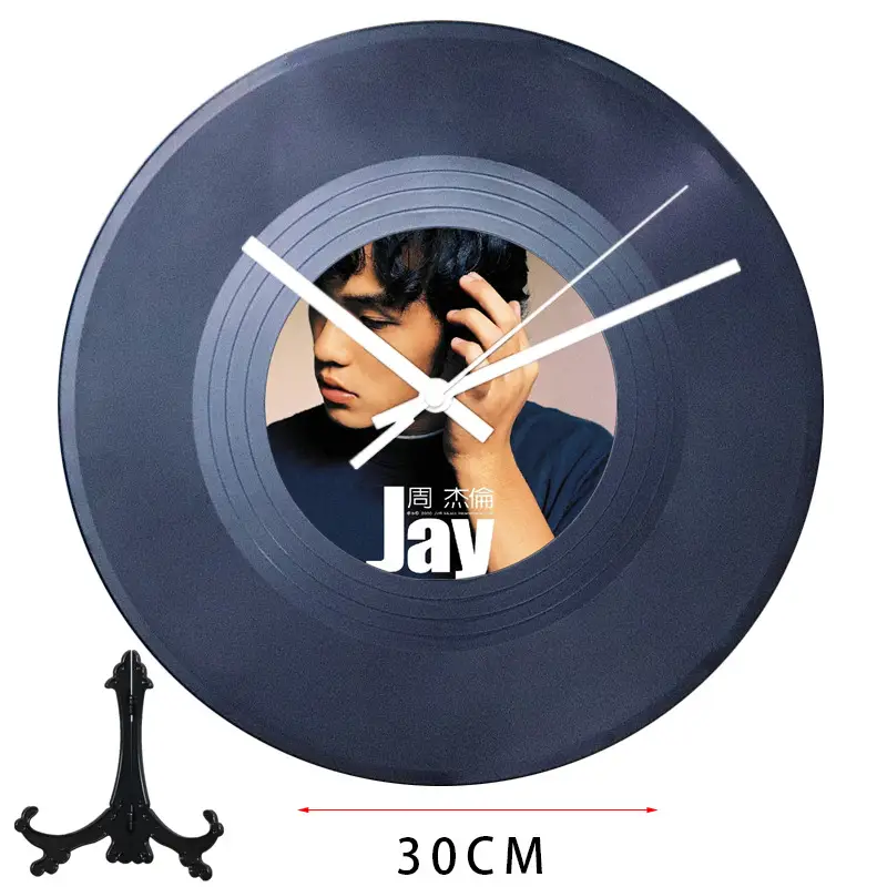 Jay Jay Vinyl Wall Clock 30cm DIY Decorative