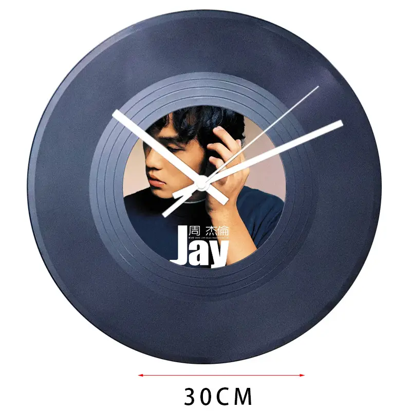 Jay Jay Vinyl Wall Clock 30cm DIY Decorative