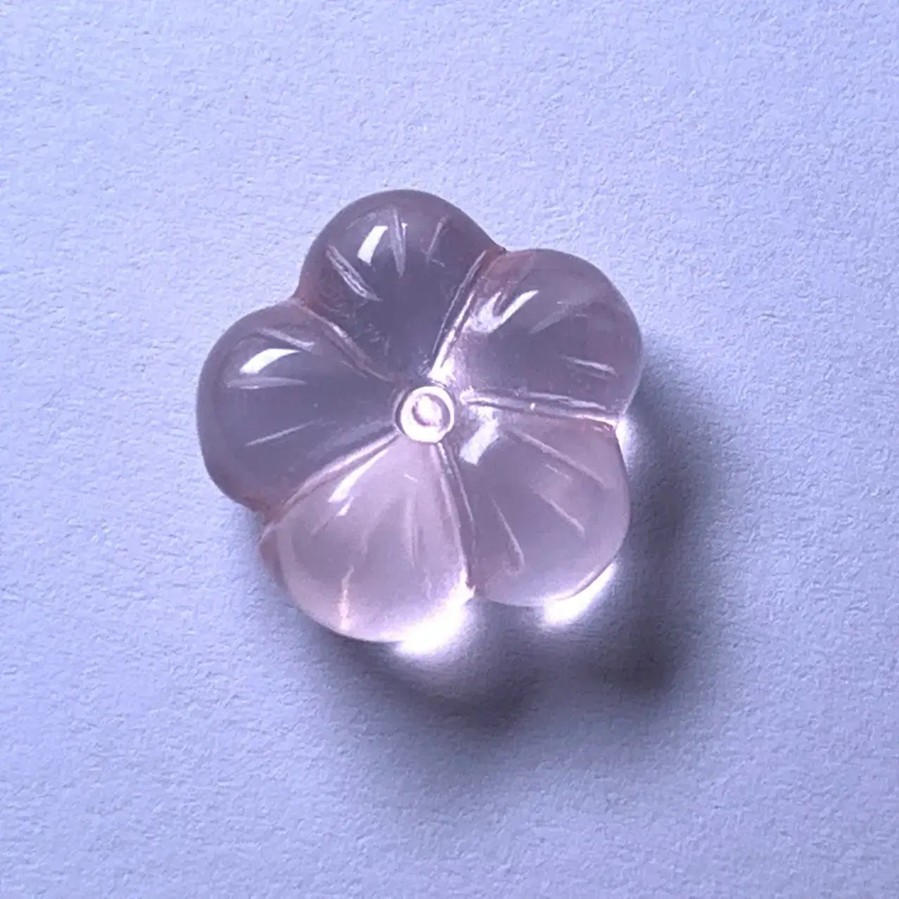 Natural Starlight Pink Crystal Five-Petal Jewelry Accessories — feature 5