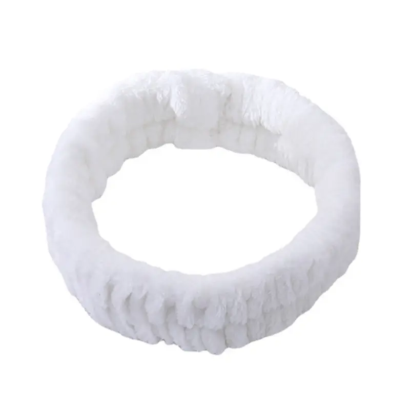 Plush Cross-Bound Face Wash Hair Belt Set - Image 52