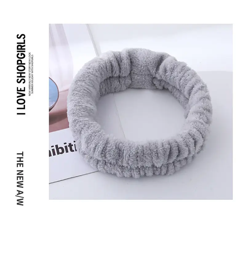 Plush Cross-Bound Face Wash Hair Belt Set — feature 16