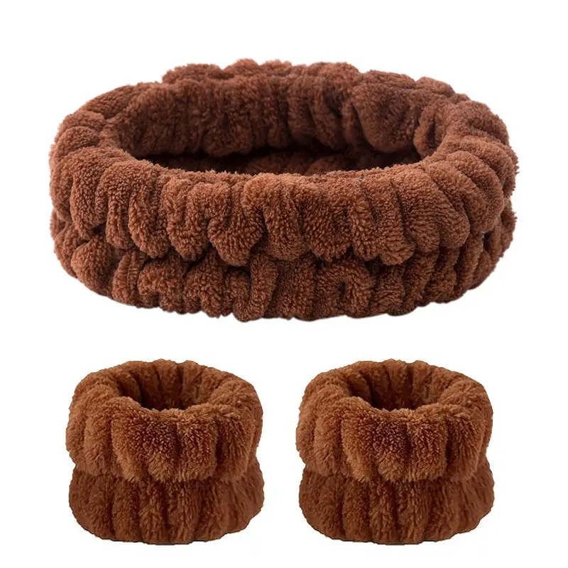 Plush Cross-Bound Face Wash Hair Belt Set — feature 19