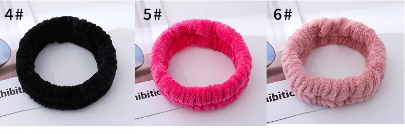 Plush Cross-Bound Face Wash Hair Belt Set — feature 7