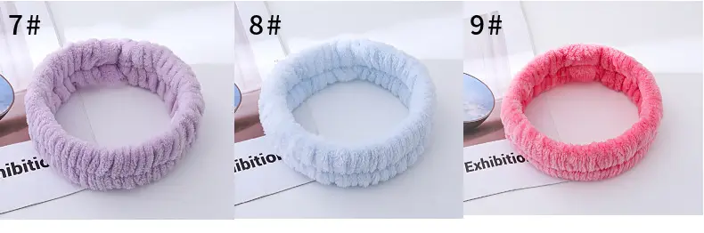Plush Cross-Bound Face Wash Hair Belt Set — feature 8