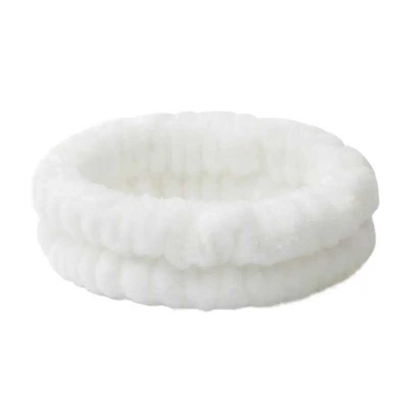 Plush Cross-Bound Face Wash Hair Belt Set - Image 14