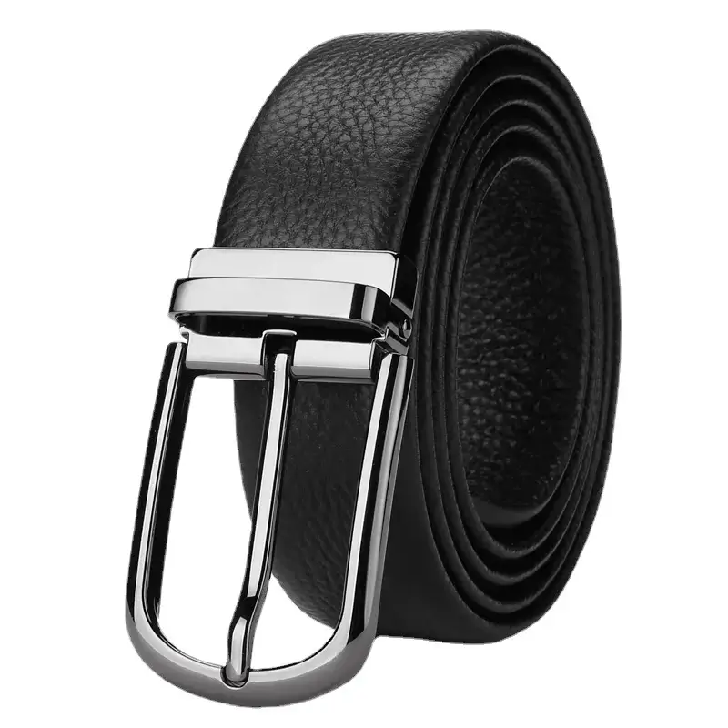 Cowhide Belt for Men 3.3cm Wide Real Denim All Match - Image 8
