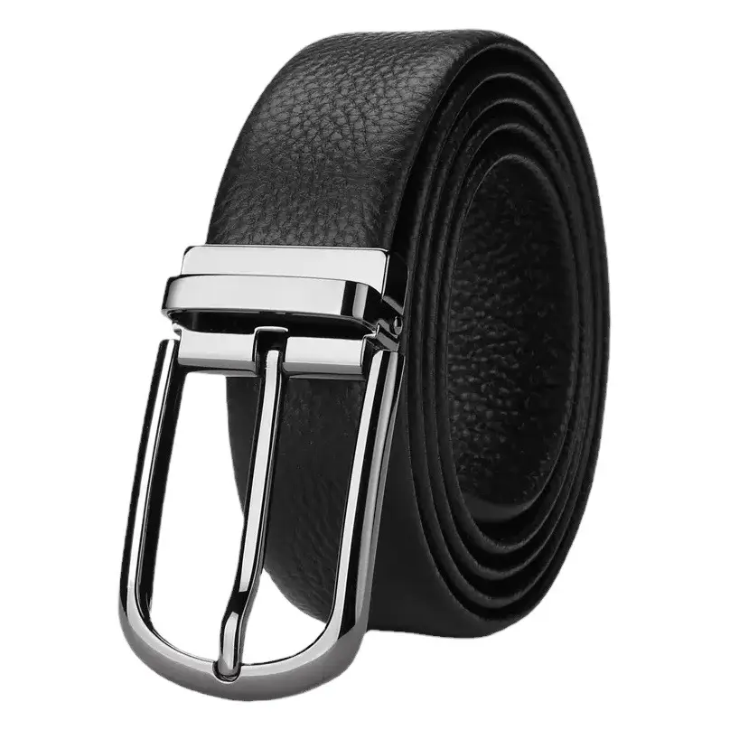 Cowhide Belt for Men 3.3cm Wide Real Denim All Match