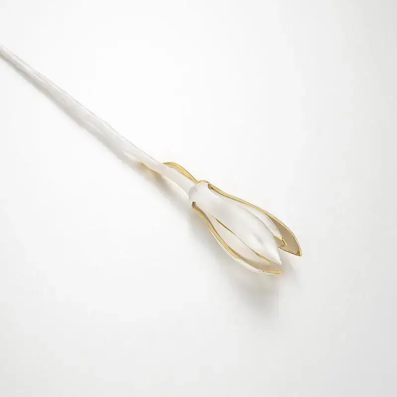 S925 Silver Magnolia Flower Hairpin for Women - Image 4
