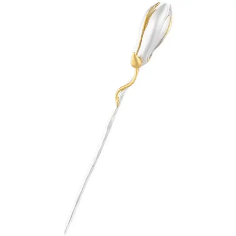 S925 Silver Magnolia Flower Hairpin for Women — feature 3