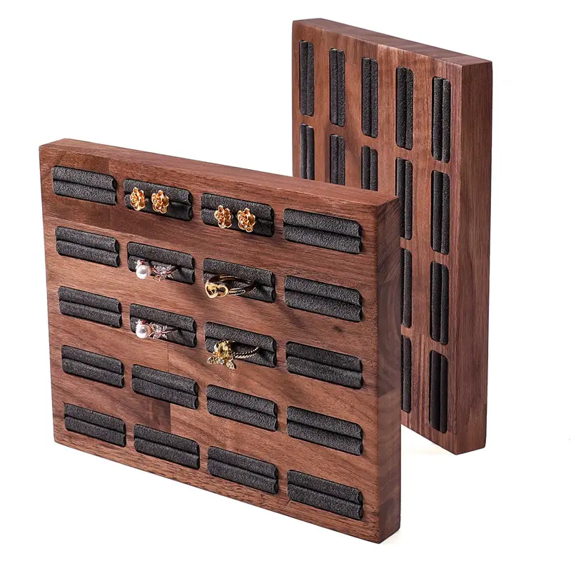 Retro Gold Ring Display Tray for Jewelry Storage - Image 5