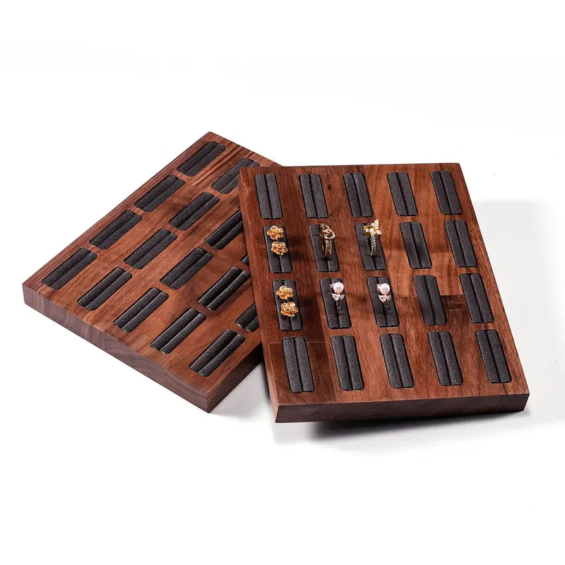 Retro Gold Ring Display Tray for Jewelry Storage - Image 6