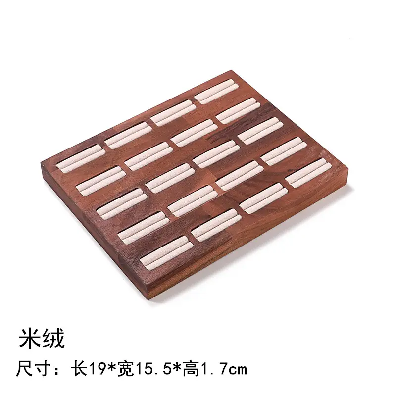 Retro Gold Ring Display Tray for Jewelry Storage - Image 2