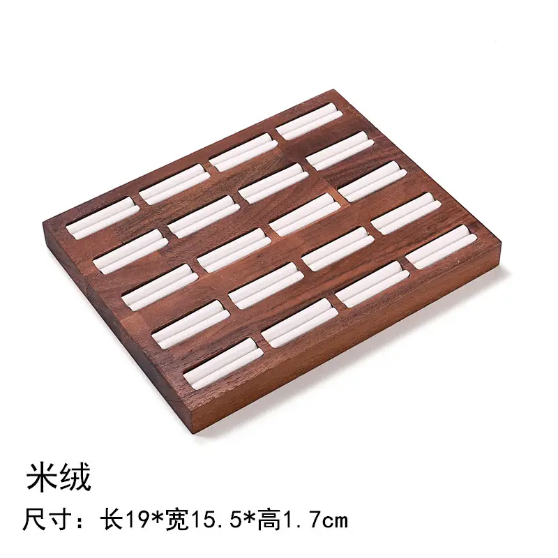 Retro Gold Ring Display Tray for Jewelry Storage - Image 3