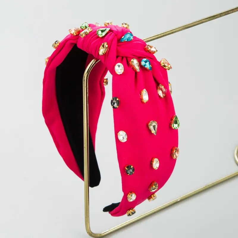 Multicolor Diamond Full Headband for Women - Image 9