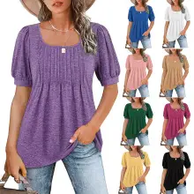 2023 Spring Abstract Printed Chiffon Shirt for Women — feature 15