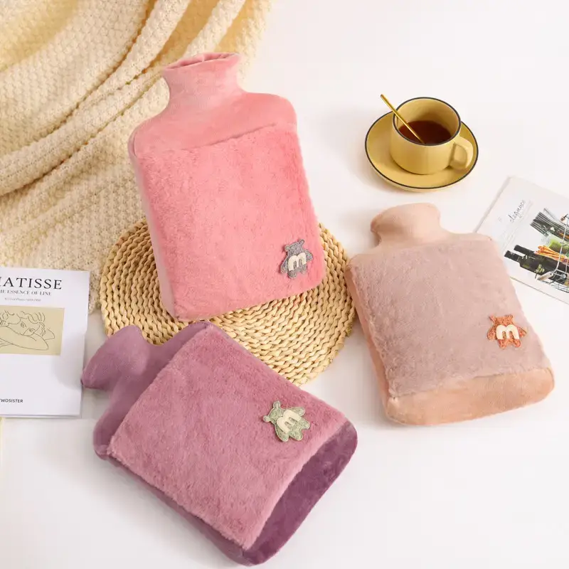 New Plush Hand Warmer Thickened PVC Hot Water Bag - Image 6