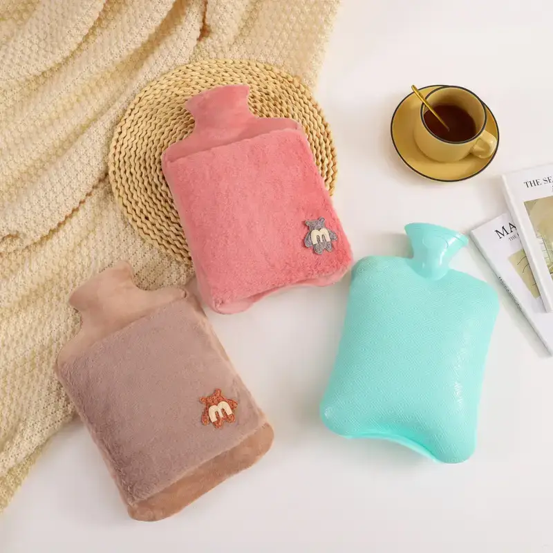 New Plush Hand Warmer Thickened PVC Hot Water Bag - Image 7