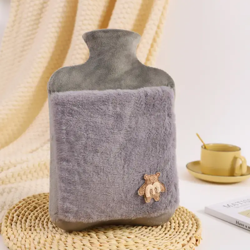 New Plush Hand Warmer Thickened PVC Hot Water Bag - Image 2