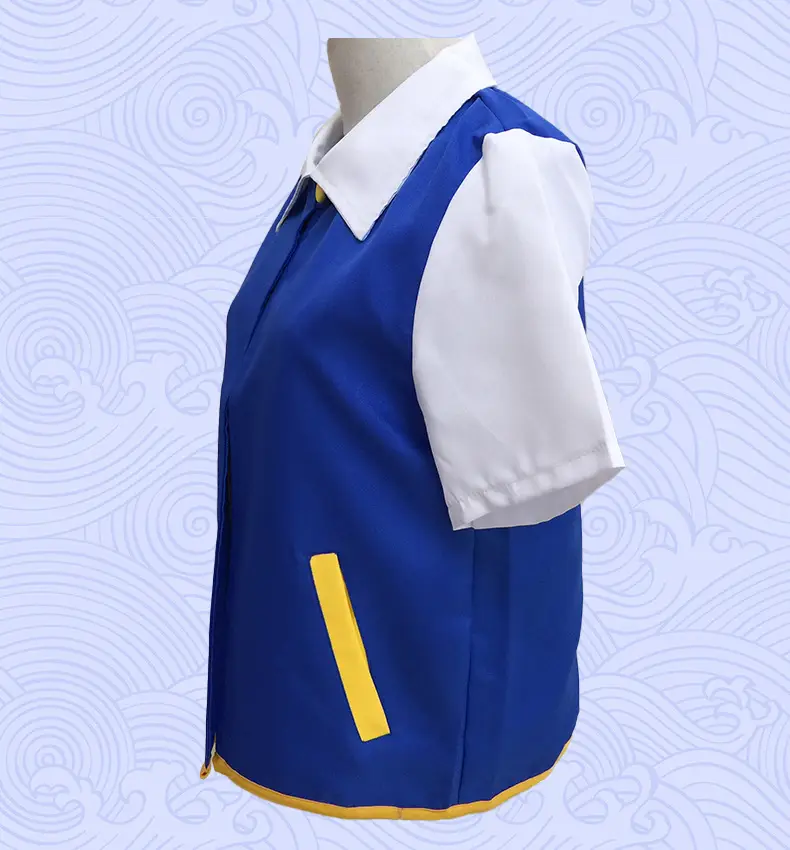 Pokémon Blue White Elf Ball Jacket for Girls — feature 10