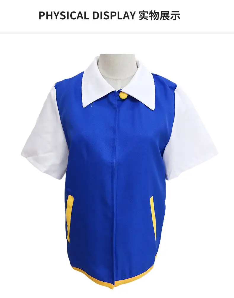 Pokémon Blue White Elf Ball Jacket for Girls — feature 19