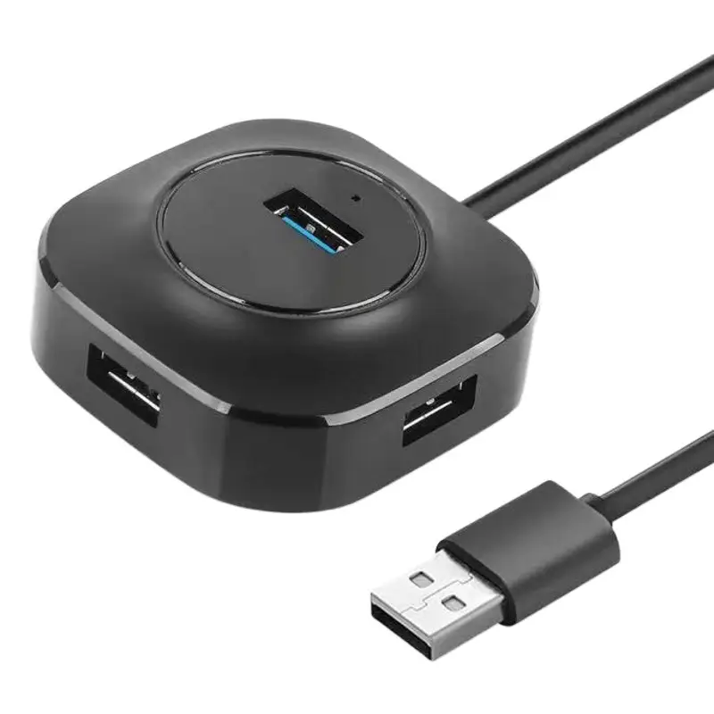 4-in-1 USB Hub with 3.0 Port & Splitter Cable