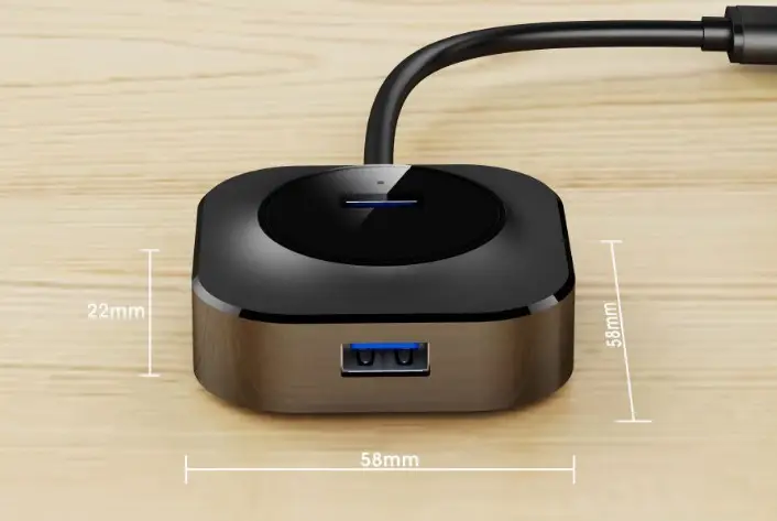4-in-1 USB Hub with 3.0 Port & Splitter Cable — feature 4