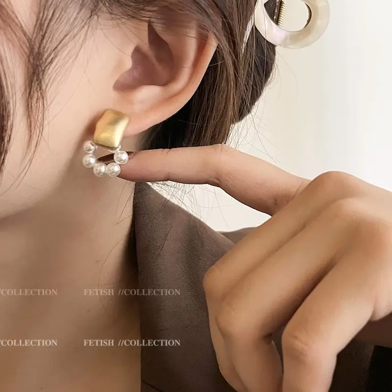 Pearl Earrings for Women Spring Summer Elegant Chinoiserie - Image 9