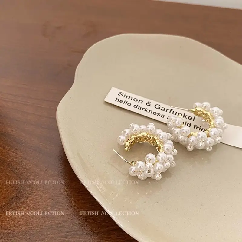 Pearl Earrings for Women Spring Summer Elegant Chinoiserie - Image 10