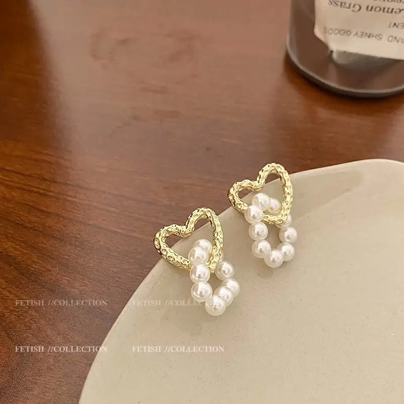 Pearl Earrings for Women Spring Summer Elegant Chinoiserie - Image 5