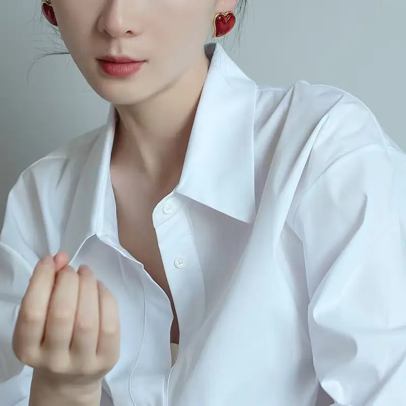 Red Lava Heart Jelly Glass Earrings for Women — feature 9