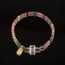 3mm Malachite Green Bracelet Women's Gemstone — feature 6
