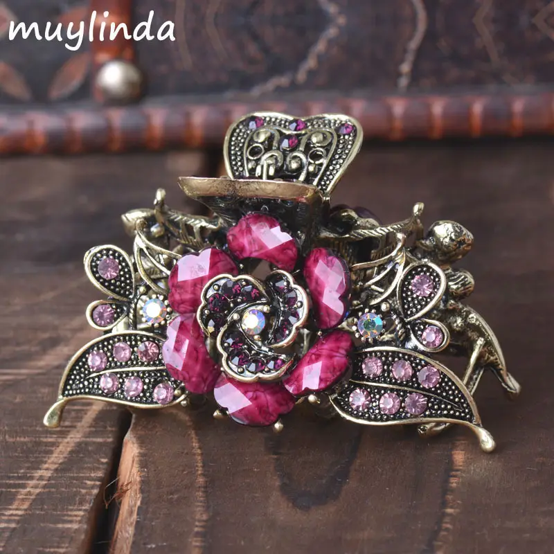 Vintage Rose Cheongsam Hairpin for Women - Image 3