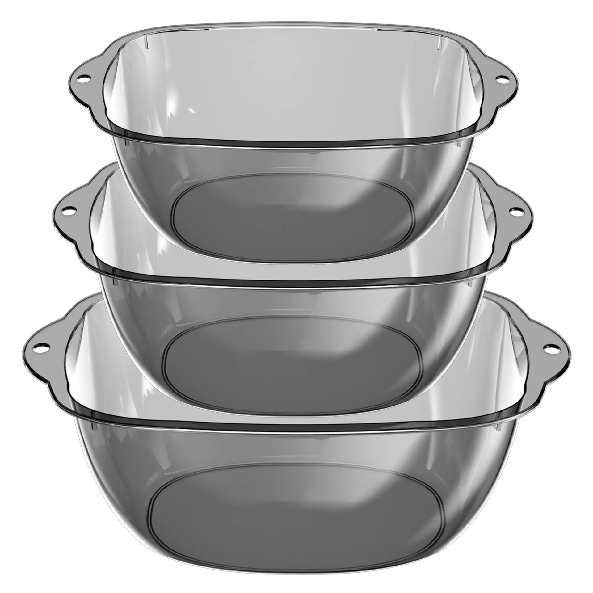 Transparent Washbasin with Thickened Edge for Kids & Students - Image 10