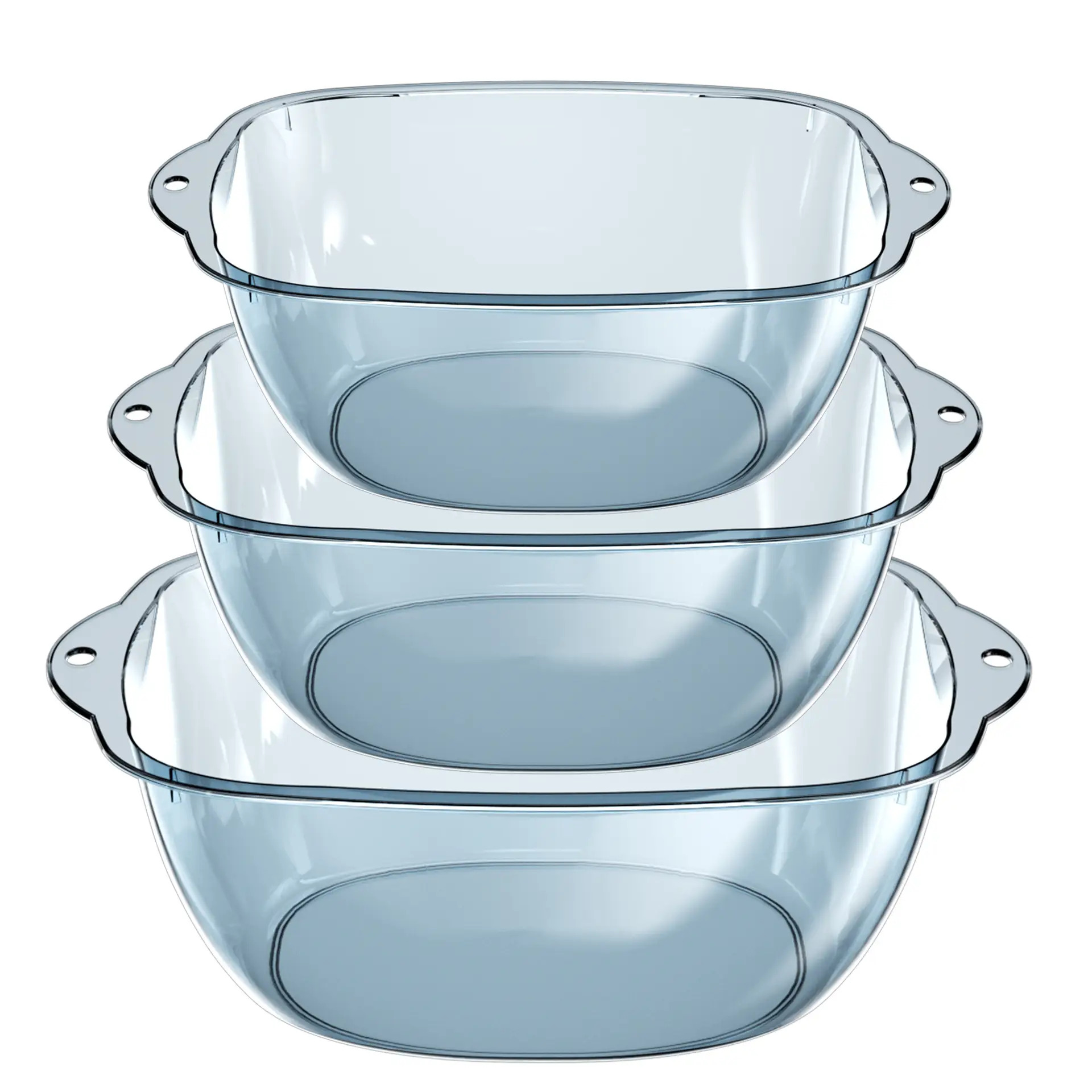 Transparent Washbasin with Thickened Edge for Kids & Students - Image 11