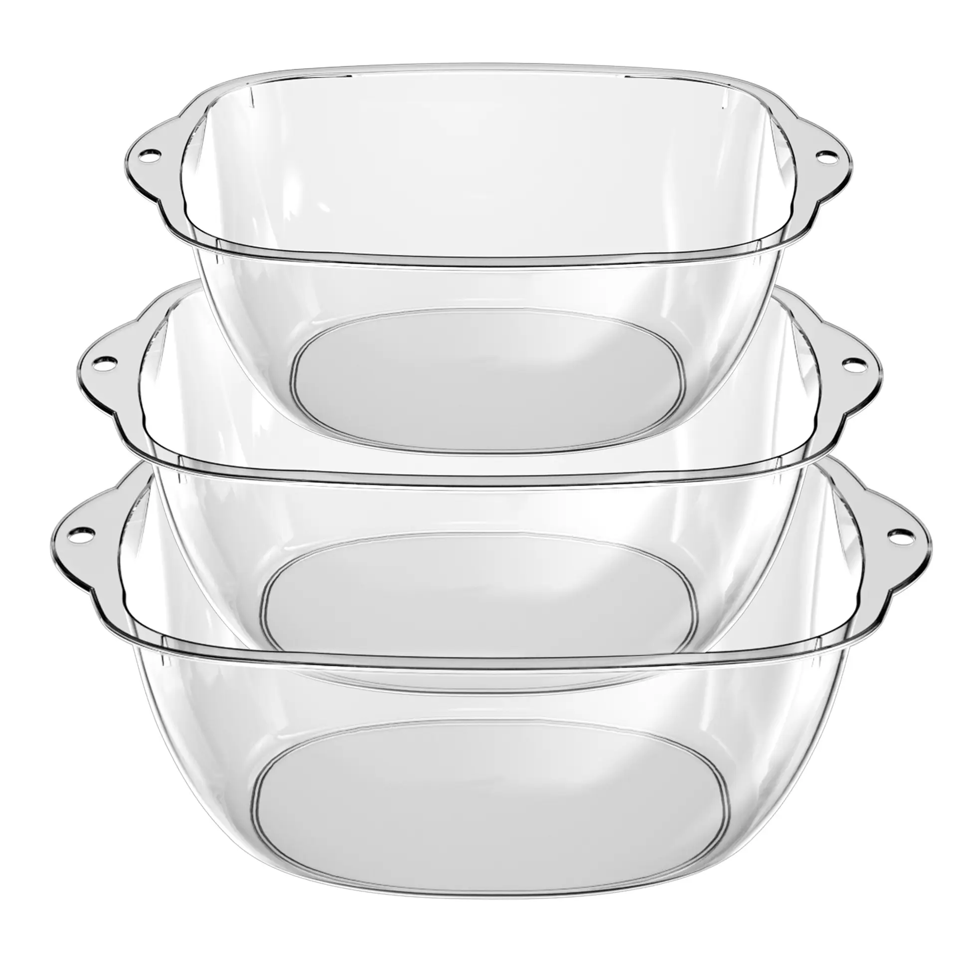 Transparent Washbasin with Thickened Edge for Kids & Students - Image 12