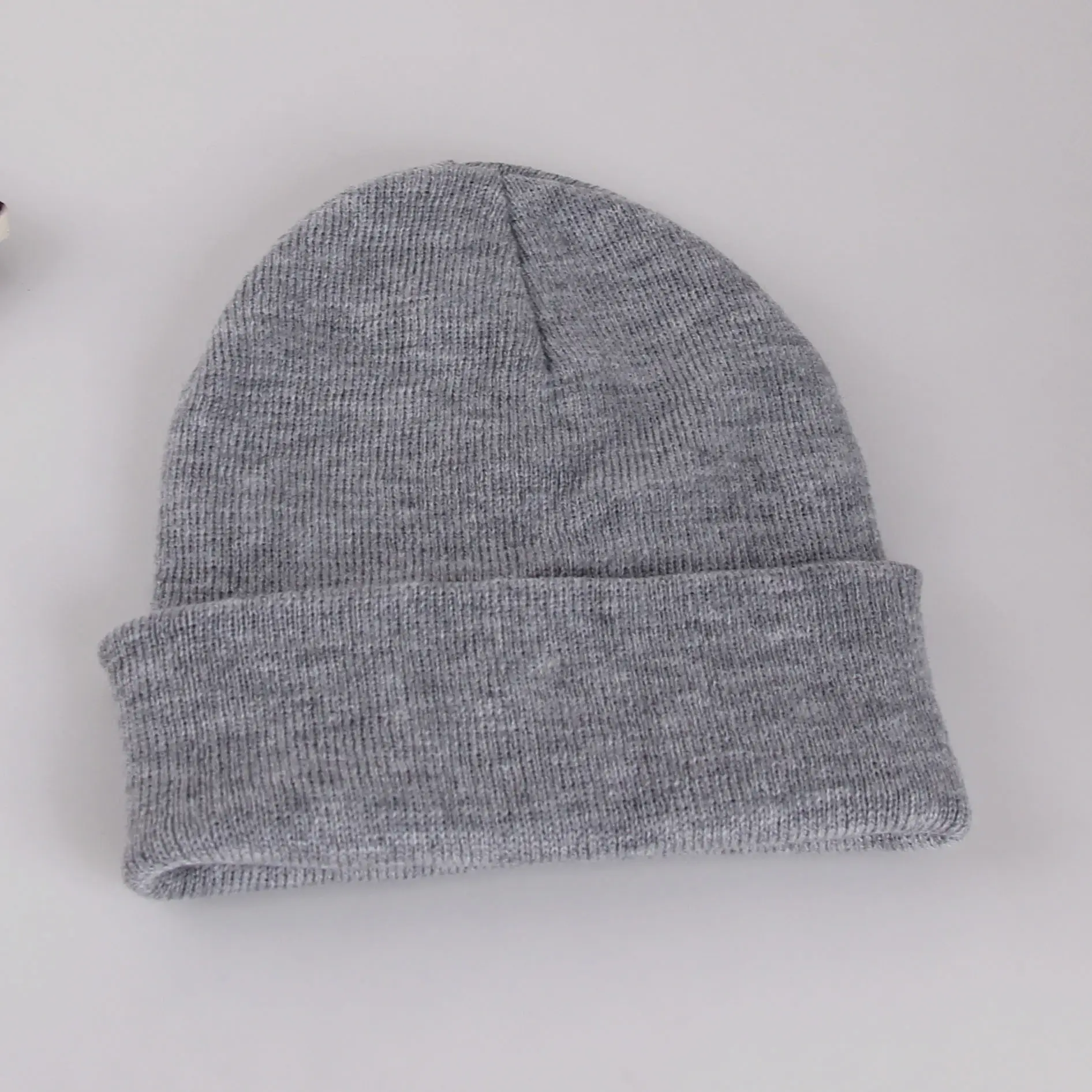 Purple Knitted Women's Beanie Winter Warm All Match
