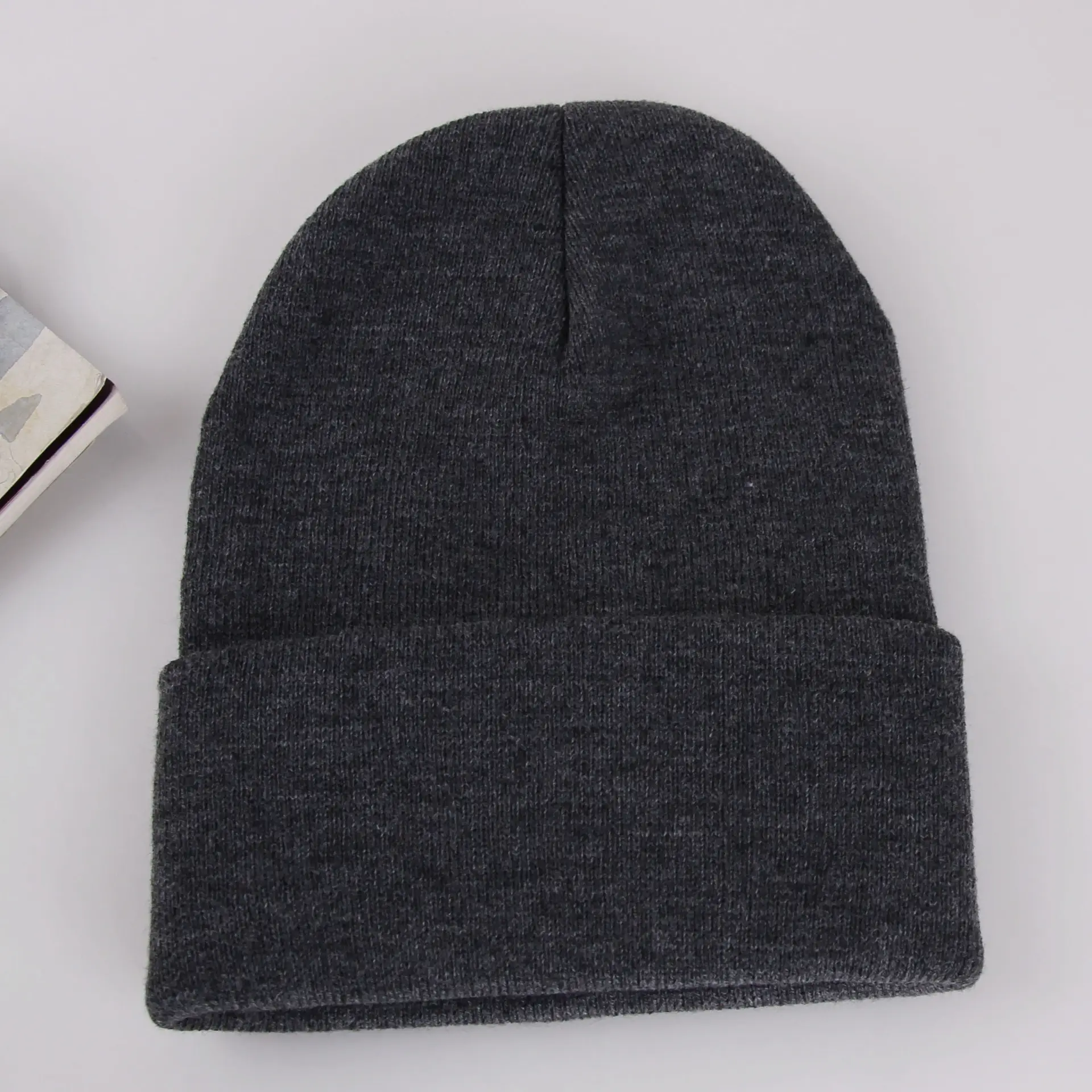 Purple Knitted Women's Beanie Winter Warm All Match