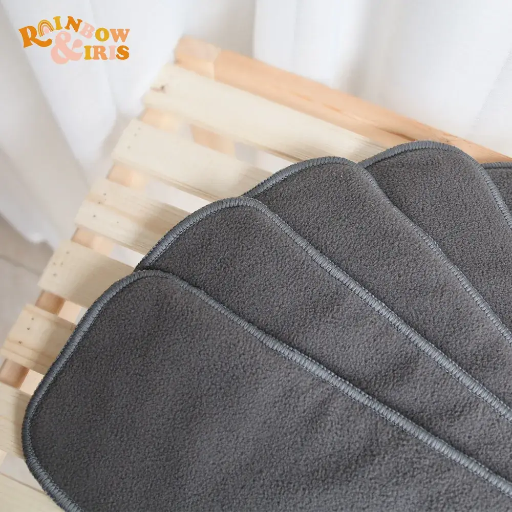 Grey Reusable Baby Diaper Replacement Pads - Image 6