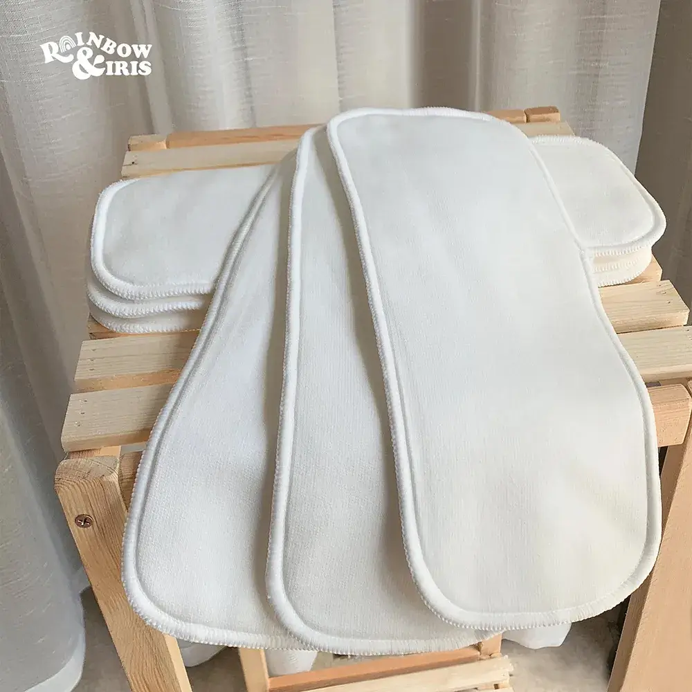 Grey Reusable Baby Diaper Replacement Pads - Image 7