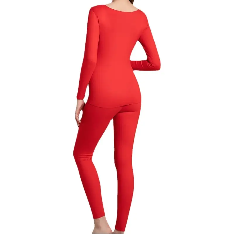 Red Long-Trousers Set for Pregnant Women 100kg