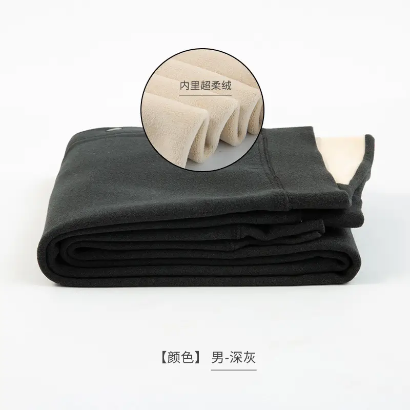 Autumn Winter Warm Pants for Boys Girls Plus Large Velvet Cotton - Image 2
