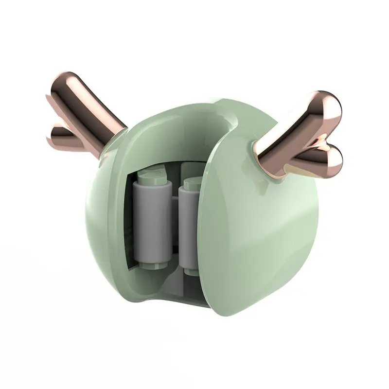 Light Luxury Fawn Wall Mop Clip with Hook Punch-Free Wall Hanging Bathroom Household Mop Storage Rack Broom Clip - Image 7