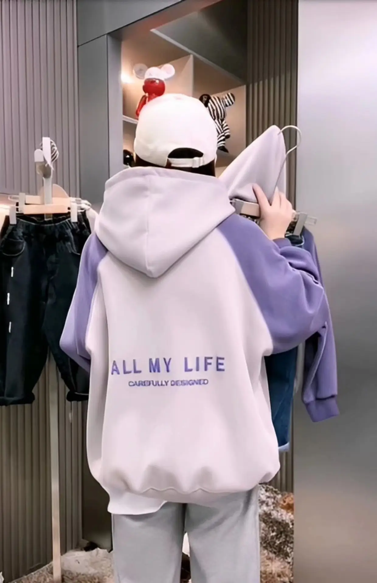 Family Matching Hoodie Set R Letter Base 2025 — feature 4