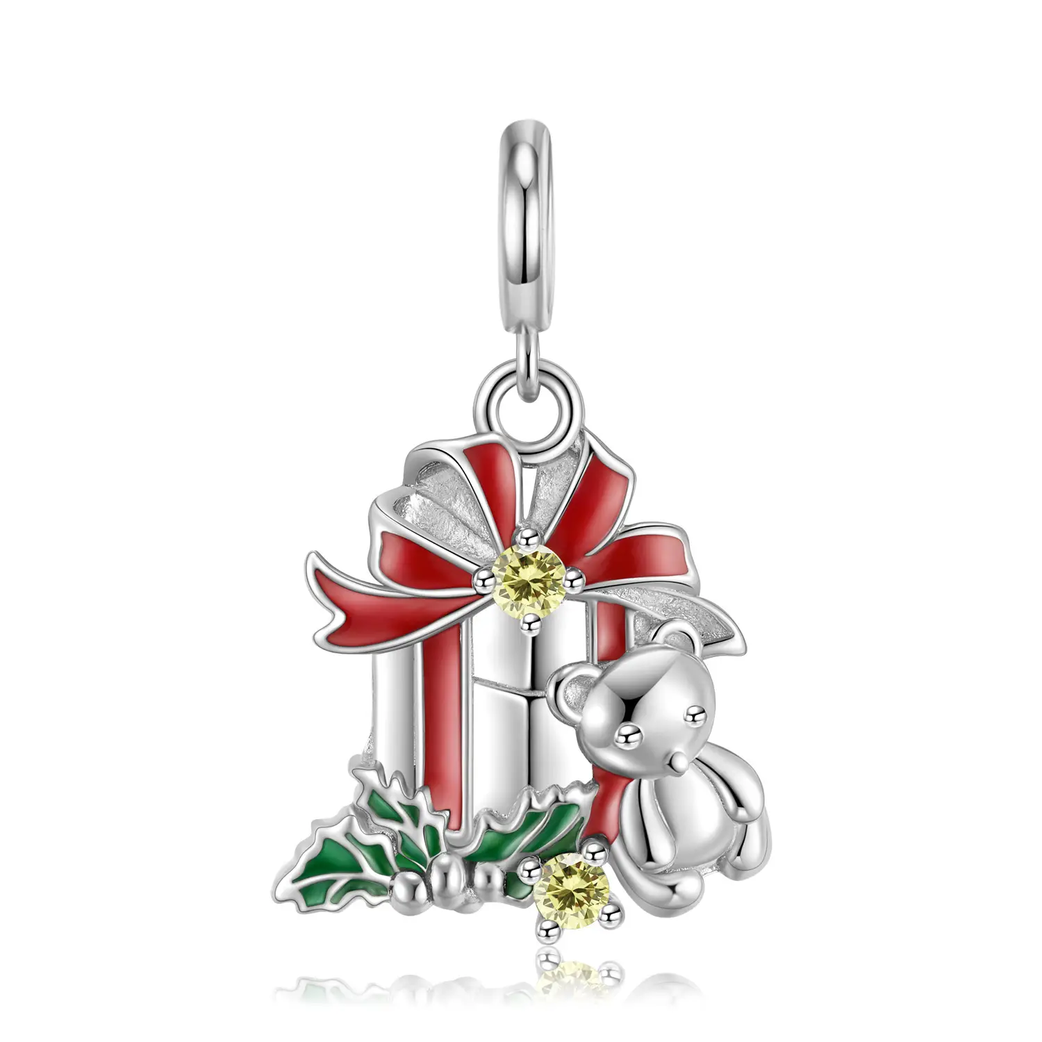925 Sterling Silver Bear Bell Necklace for Women — feature 7