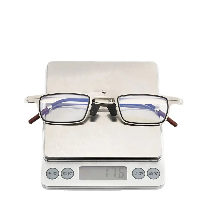 Men's Ultra-Thin Screw-Free Reading Glasses Black - Image 7