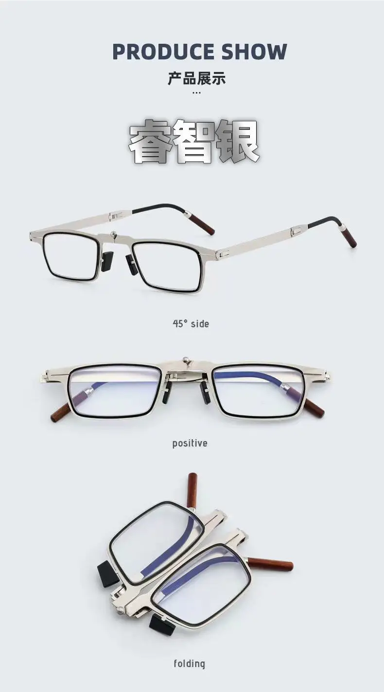 Men's Ultra-Thin Screw-Free Reading Glasses Black — feature 15