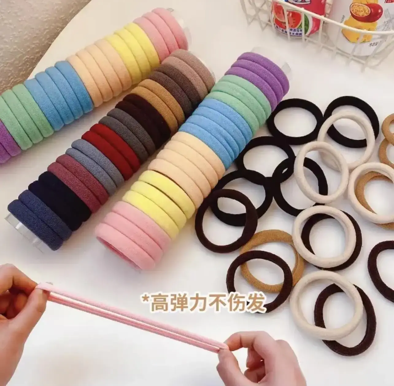 20 Pcs Rubber Bands for Hair Ties - High Elasticity & No Strangle - Image 11