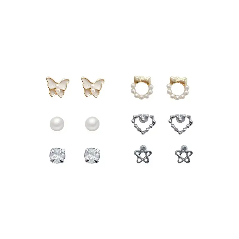 925 Silver Pearl Earrings Set for Women - Image 6