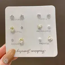 925 Silver Pearl Earrings Set for Women — feature 5
